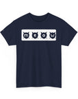 Playful Cat-Themed Unisex Heavy Cotton Tee, Funny Animal Shirt, Gift for Cat Lovers, Casual Wear, Perfect for Birthdays or Holidays