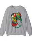 Vibrant Unisex Crewneck Sweatshirt with Unique Artwork, Cozy Gift for Art Lovers, Statement Apparel, Ideal for Casual Wear, Unisex Sweater