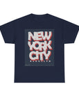 New York City Graphic Tee, Urban Streetwear, Gift for Travelers, Unisex Cotton T-Shirt, Casual Daily Wear