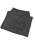 Goal Digger Motivational Hoodie | Unisex Heavy Blend Sweatshirt | Gift for Entrepreneurs, Students, Inspiration, Self-Love, Goals