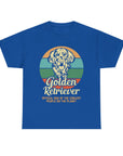 Golden Retriever Dog Lover Tee, Unisex Heavy Cotton T-Shirt, Gift for Dog Owners, Pet Lover Apparel, Cute Dog Graphic Shirt