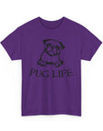 Pug Life Unisex Tee, Fun Pet Lover Shirt, Dog Mom Gift, Quirky Animal Graphic Tee, Casual Everyday Wear