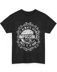 Inspirational Quote Tee, Motivational T-Shirt, Unisex Cotton Top, Graphic Tee for Everyday Wear, Gift for Dreamers