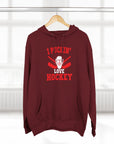 I Pickin' Love Hockey Hoodie | Cozy Sports Fleece Sweatshirt | Perfect for Hockey Fans, Game Day, Gifts, Winter Wear, Sports Apparel