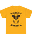 Dog Bless America Tee, Funny Dog Lover Shirt, Pet Owner Gift, Unisex Graphic Tee, Animal Lover Apparel, Casual Cotton T-Shirt