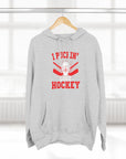 I Pickin' Love Hockey Hoodie | Cozy Sports Fleece Sweatshirt | Perfect for Hockey Fans, Game Day, Gifts, Winter Wear, Sports Apparel