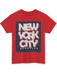 New York City Graphic Tee, Urban Streetwear, Gift for Travelers, Unisex Cotton T-Shirt, Casual Daily Wear