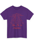 Unisex Heavy Cotton Tee - 'Take Me To Mountains' Adventure Shirt, Outdoor Lover Tee, Nature Vibes T-Shirt, Travel Gift Idea, Hiking Apparel