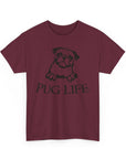 Pug Life Unisex Tee, Fun Pet Lover Shirt, Dog Mom Gift, Quirky Animal Graphic Tee, Casual Everyday Wear