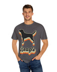 Retro Beagle Lover T-Shirt, Unisex Pet Lover Tee, Dog Themed Gift, Vintage Dog Graphic Shirt, Animal Enthusiast Apparel
