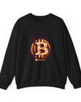Bitcoin Logo Crewneck Sweatshirt | Unisex Cryptocurrency Apparel, Gift for Crypto Lovers, Casual Streetwear, Cryptocurrency Sweatshirt