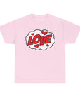Unisex Love Graphic Tee | Valentine's Day Gift, Couple's Tee, Friends Gift, Casual Wear, Heart Design