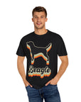 Retro Beagle Lover T-Shirt, Unisex Pet Lover Tee, Dog Themed Gift, Vintage Dog Graphic Shirt, Animal Enthusiast Apparel