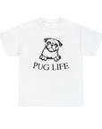 Pug Life Unisex Tee, Fun Pet Lover Shirt, Dog Mom Gift, Quirky Animal Graphic Tee, Casual Everyday Wear