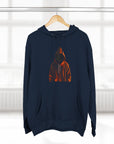 Cozy Three-Panel Fleece Hoodie for All Seasons, Unisex Graphic Sweatshirt, Casual Layering, Gifting for Friends & Family