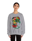Vibrant Unisex Crewneck Sweatshirt with Unique Artwork, Cozy Gift for Art Lovers, Statement Apparel, Ideal for Casual Wear, Unisex Sweater
