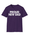 Black PROUD NEW DAD T-Shirt