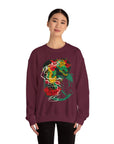 Vibrant Unisex Crewneck Sweatshirt with Unique Artwork, Cozy Gift for Art Lovers, Statement Apparel, Ideal for Casual Wear, Unisex Sweater