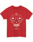 Sugar Skull Graphic Tee, Unisex T-Shirt for Day of the Dead, Halloween, Festive Casual Wear, Unique Gift Idea