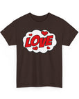 Unisex Love Graphic Tee | Valentine's Day Gift, Couple's Tee, Friends Gift, Casual Wear, Heart Design
