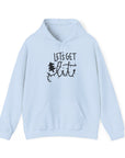 Unisex Hooded Sweatshirt - "Let's Get Lit" for Cozy Winter Nights, Perfect for Holiday Gatherings, Parties, Gifts, and Everyday Wear