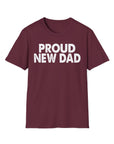 Black PROUD NEW DAD T-Shirt