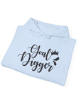 Goal Digger Motivational Hoodie | Unisex Heavy Blend Sweatshirt | Gift for Entrepreneurs, Students, Inspiration, Self-Love, Goals