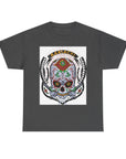 Skull Art Unisex Heavy Cotton Tee | Graphic Tee, Gift for Him/Her, Casual Wear, Festival Shirt, Halloween Costume