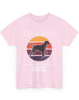 Retro Dog Lover Tee, Unisex Cotton T-Shirt, Gift for Dog Owners, Vintage Style Pet Apparel, Outdoor Adventure Shirt