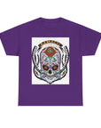 Skull Art Unisex Heavy Cotton Tee | Graphic Tee, Gift for Him/Her, Casual Wear, Festival Shirt, Halloween Costume