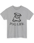Pug Life Unisex Tee, Fun Pet Lover Shirt, Dog Mom Gift, Quirky Animal Graphic Tee, Casual Everyday Wear