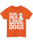 Real Men Love Dogs Tee, Unisex Pet Lover T-Shirt, Dog Dad Gift, Funny Animal Shirt, Casual Wear, Dog Lover Apparel