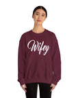 Wifey Sweatshirt, Cozy Crewneck for Newlyweds, Wedding Gift, Bride Appreciation, Casual Loungewear, Gift for Her