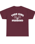 This Girl Loves Her Husband T-Shirt, Valentine's Day Gift, Couple's Tee, Anniversary Gift, Love T-Shirt, Casual Clothing