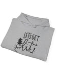 Unisex Hooded Sweatshirt - "Let's Get Lit" for Cozy Winter Nights, Perfect for Holiday Gatherings, Parties, Gifts, and Everyday Wear