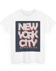 New York City Graphic Tee, Urban Streetwear, Gift for Travelers, Unisex Cotton T-Shirt, Casual Daily Wear