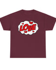 Unisex Love Graphic Tee | Valentine's Day Gift, Couple's Tee, Friends Gift, Casual Wear, Heart Design