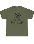 Pug Life Unisex Tee, Fun Pet Lover Shirt, Dog Mom Gift, Quirky Animal Graphic Tee, Casual Everyday Wear