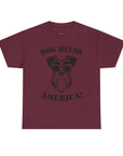 Dog Bless America Tee, Funny Dog Lover Shirt, Pet Owner Gift, Unisex Graphic Tee, Animal Lover Apparel, Casual Cotton T-Shirt