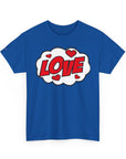 Unisex Love Graphic Tee | Valentine's Day Gift, Couple's Tee, Friends Gift, Casual Wear, Heart Design