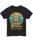 Golden Retriever Dog Lover Tee, Unisex Heavy Cotton T-Shirt, Gift for Dog Owners, Pet Lover Apparel, Cute Dog Graphic Shirt