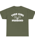 This Girl Loves Her Husband T-Shirt, Valentine's Day Gift, Couple's Tee, Anniversary Gift, Love T-Shirt, Casual Clothing