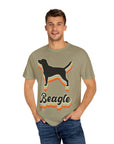 Retro Beagle Lover T-Shirt, Unisex Pet Lover Tee, Dog Themed Gift, Vintage Dog Graphic Shirt, Animal Enthusiast Apparel