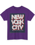 New York City Graphic Tee, Urban Streetwear, Gift for Travelers, Unisex Cotton T-Shirt, Casual Daily Wear