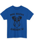 Dog Bless America Tee, Funny Dog Lover Shirt, Pet Owner Gift, Unisex Graphic Tee, Animal Lover Apparel, Casual Cotton T-Shirt