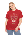 Sugar Skull Graphic Tee, Unisex T-Shirt for Day of the Dead, Halloween, Festive Casual Wear, Unique Gift Idea
