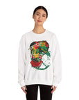 Vibrant Unisex Crewneck Sweatshirt with Unique Artwork, Cozy Gift for Art Lovers, Statement Apparel, Ideal for Casual Wear, Unisex Sweater