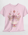 Sugar Skull Graphic Tee, Unisex T-Shirt for Day of the Dead, Halloween, Festive Casual Wear, Unique Gift Idea
