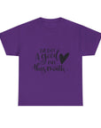 Funny Quote Tee with Heart, Unisex Heavy Cotton Shirt, Casual Wear, Gift for Friends, Birthday, Humor, Everyday Apparel