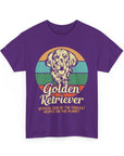 Golden Retriever Dog Lover Tee, Unisex Heavy Cotton T-Shirt, Gift for Dog Owners, Pet Lover Apparel, Cute Dog Graphic Shirt